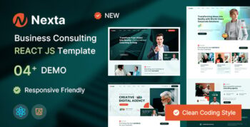 Nexta - Business Consulting React Js Template