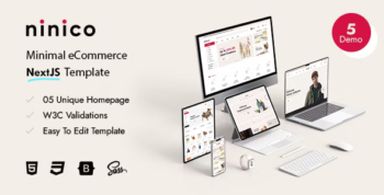 Ninico - Minimal eCommerce React NextJS Template
