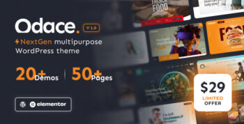 Odace - All-in-One Elementor WordPress Theme