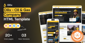 Oilix - Oil & Gas Company HTML Template