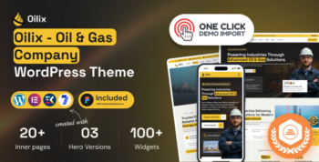 Oilix - Oil & Gas Company WordPress Theme