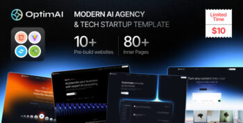 OptimAI - AI Agency & Technology Tailwind Template