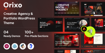 Orixo – Creative Agency & Portfolio WordPress Theme