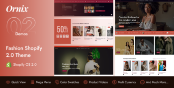 Ornix - Fashion Shopify 2.0 Theme