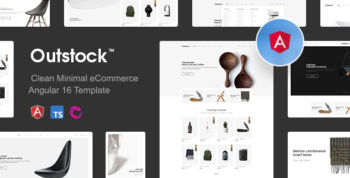 Outstock - Clean, Minimal eCommerce Angular 21 Template