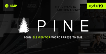 Pine – Elementor Creative Agency & Portfolio WordPress Theme