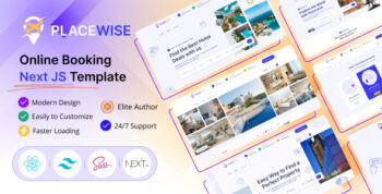 Placewise - Online Booking NextJs Template