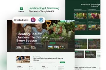 Plantivo - Landscaping & Gardening Elementor Template Kit