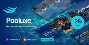 Pooluxe - Pool Services HTML Website Template