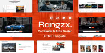 Rarngzx - Car Rental & Auto Dealer HTML Template