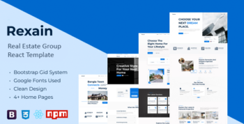 Rexain - Real Estate Group React Template