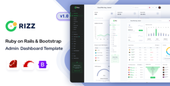 Rizz - Ruby on Rails Admin & Dashboard Template