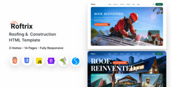 Roftrix - Roofing Services & Construction Company HTML5 Template