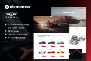 Seron - Luxury Car Dealer Elementor Template Kit