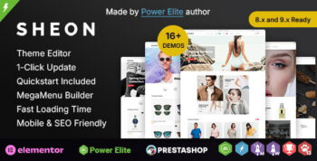 Sheon  - Multipurpose Elementor Prestashop Responsive Theme