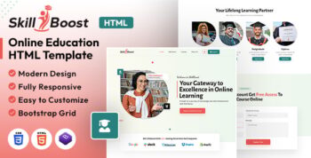 Skill Boost | Online Education HTML Template