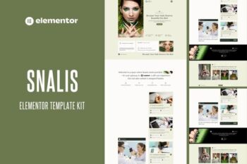 Snalis - Nail Salon & Beauty Care Elementor Template Kit