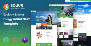 Soliur - Ecology & Solar Energy React NextJs Template