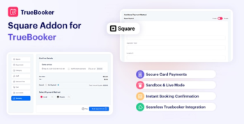 Square Payment Integration With TrueBooker