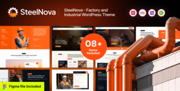 SteelNova – Modern Factory & Industrial WordPress Theme