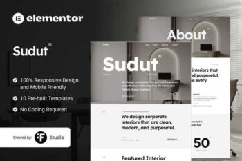 Sudut - Corporate Interior Design Elementor Kit