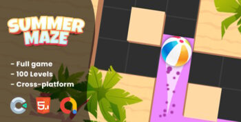 Summer Maze | Construct 3 Game