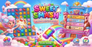 Sweet Smash - HTML5 Match 3 Game