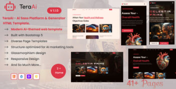 TeraAI - Ai Sass Platform & Generator HTML Template