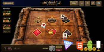 The Royal Crown and Anchor - HTML5 3D Dice Game