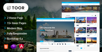 Toor - Travel Booking Angular Template