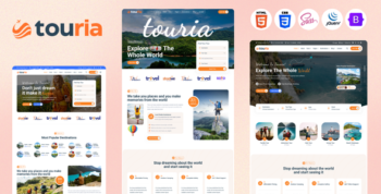 Touria - Travel Agency And Tour HTML5 Template