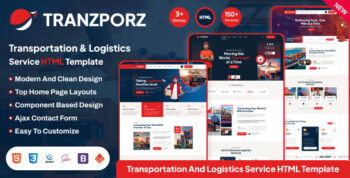 Tranzporz - Transportation & Logistics Service HTML Template