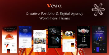 Vextro - Creative portfolio & Digital Agency WordPress Theme