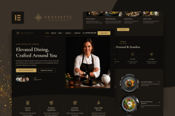 Veyssette - Private Chef Services Elementor Pro Template Kit