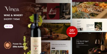 Vinea - Wine & Winery Shopify 2.0 Theme