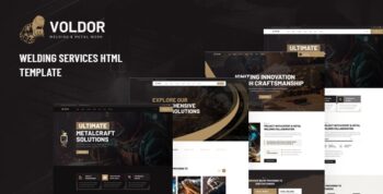 Voldor - Welding & Metal Work HTML Template