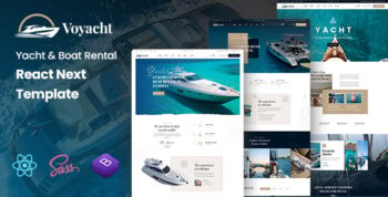 Voyacht - Yacht and Boat Rental React NextJs Template