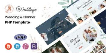 Weddingo - Wedding & Planner PHP Template