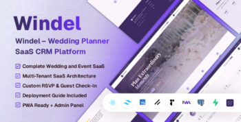 Windel – Wedding Planner & Event Management SaaS Platform JS Script