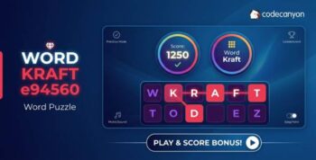 Word Kraft | HTML5 Word Puzzle Game