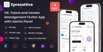 XpressHive | HR and Workforce Management Flutter App With Laravel Admin Panel