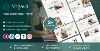 Yogava - Yoga Fitness WordPress Theme