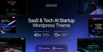 Zenix - AI Agency & Technology WordPress Theme
