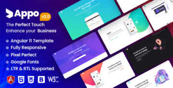 Appo - Angular App Landing Page