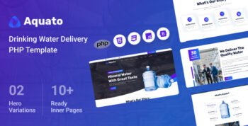 Aquato - Drinking Water Delivery PHP Template