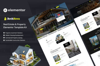 Archnova - Real Estate & Property Elementor Template Kit