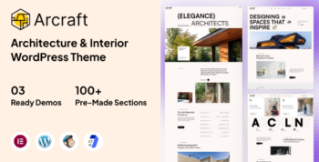 Arcraft – Architecture & Interior WordPress Theme