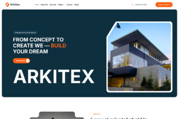 Arkitex - Architecture & Interior Elementor Template Kit