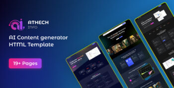 ATHECH - AI Content Generator HTML Template