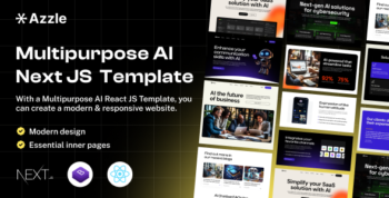 Azzle - AI Technology & Startup React Next Js Template